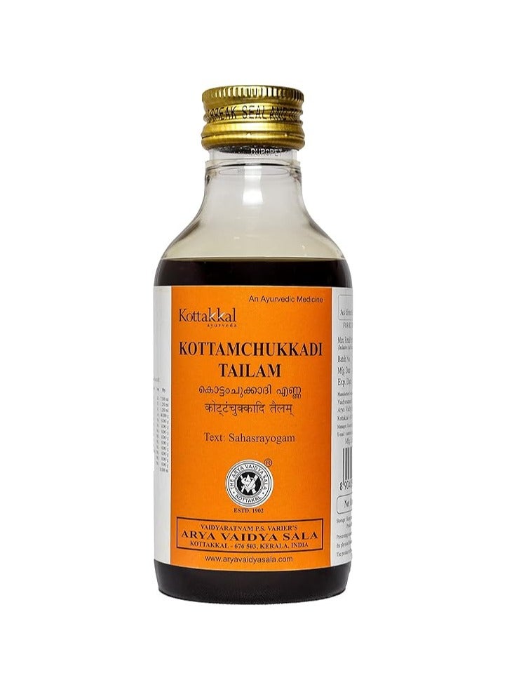 Kottakkal ayurveda Kottamchukkadi Tailam 200ml - Image 1