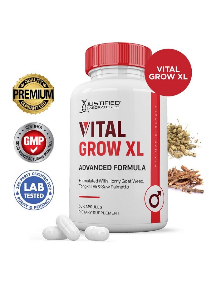 Vital Grow XL Pills 1484MG Advanced Formula Proprietary Blend for Men's Health 60 Capsules - pzsku/Z0C1E90DED0D7B5A522A0Z/45/_/1735907634/6fe1edaa-be87-47d4-8f87-7d12ee641fb0