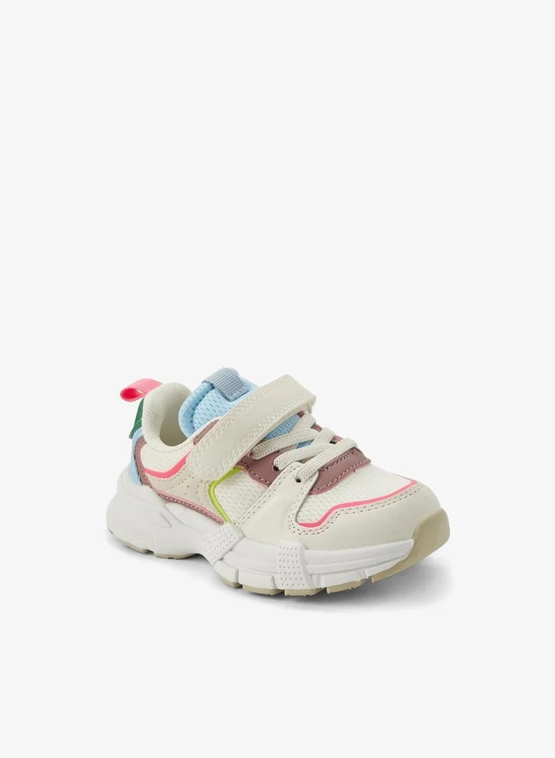 جونيورز Girls Hook & Loop Ankle Sneakers