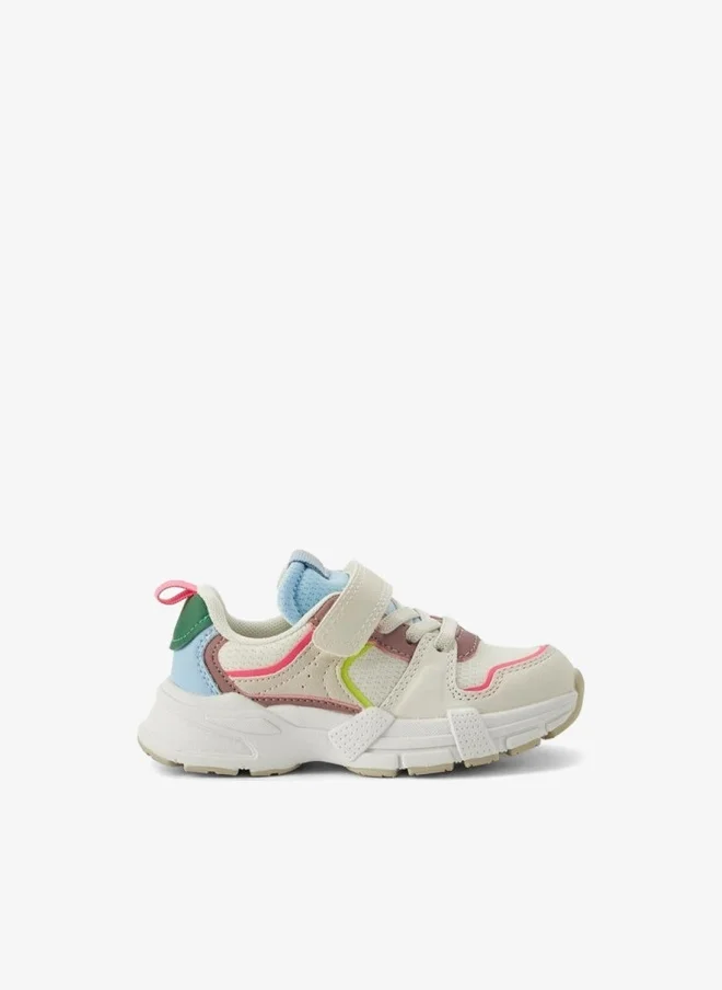 جونيورز Girls Hook & Loop Ankle Sneakers