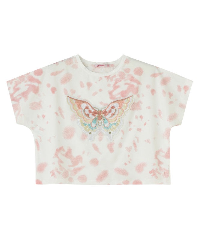 JELLIENE GIRLS CROP TOP MAKE YOUR LITTLE ONE LOOK EXTRA ADORABLE WITH THIS GRAPHIC - Image 1