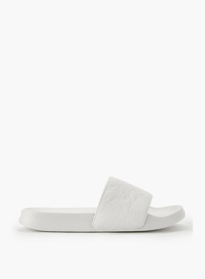 Celeste Women Floral Embossed Slides