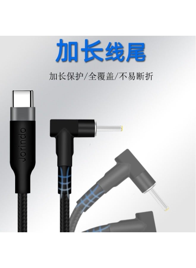 Dc3.0 * 1.1mm Laptop Pd Decoy Fast Charging Line Type-c Male Head Turn For Asus 3011 - Image 3
