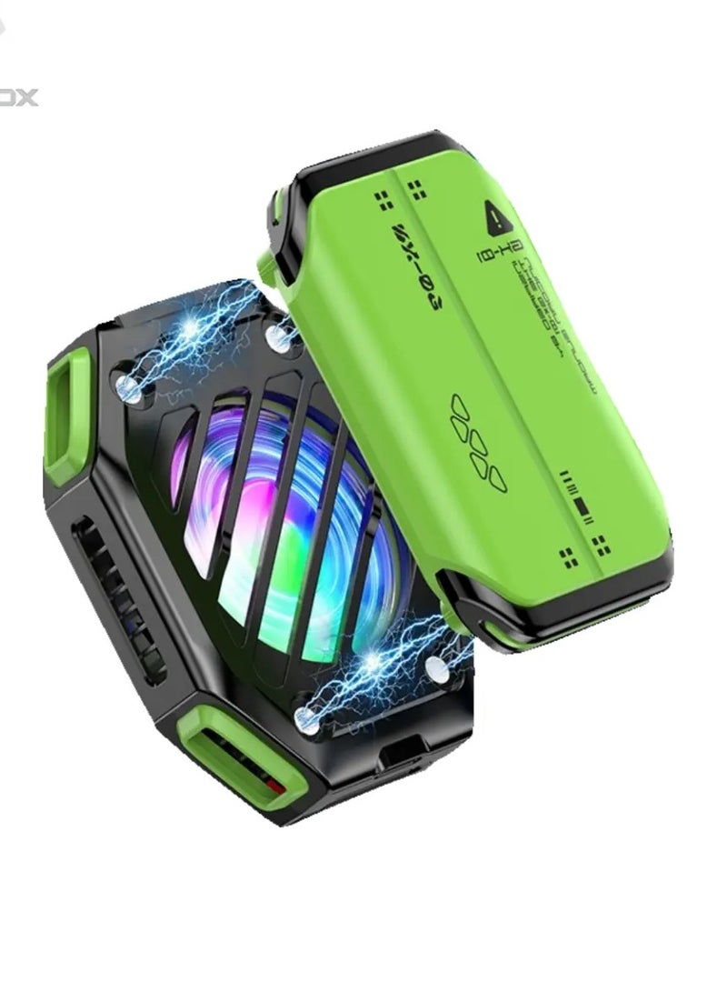 Oaktree X111 Magnetic Gaming Phone Cooler Fan with 1800mAh Rechargeable Battery - Image 2