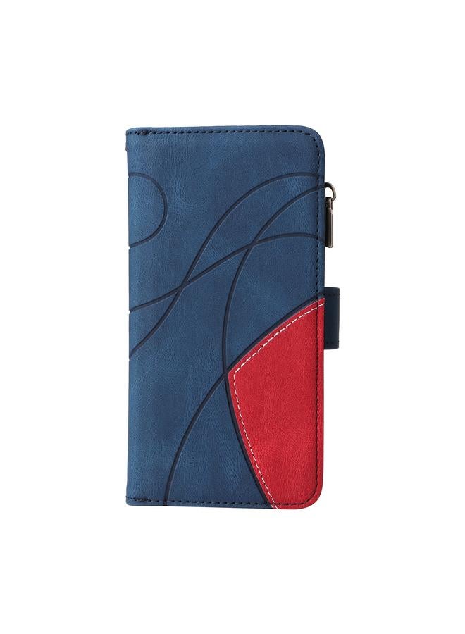 S-TOP Case For Honor 200 Lite Global Dual-color 9 Card Slots Zipper Wallet Leather Phone Case - Image 2