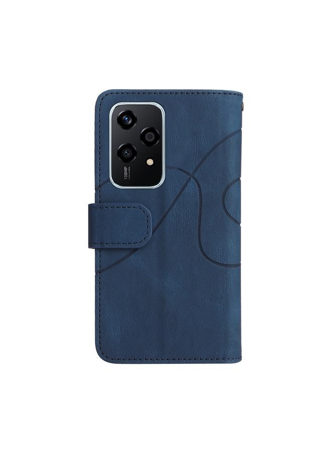 S-TOP Case For Honor 200 Lite Global Dual-color 9 Card Slots Zipper Wallet Leather Phone Case - Image 3