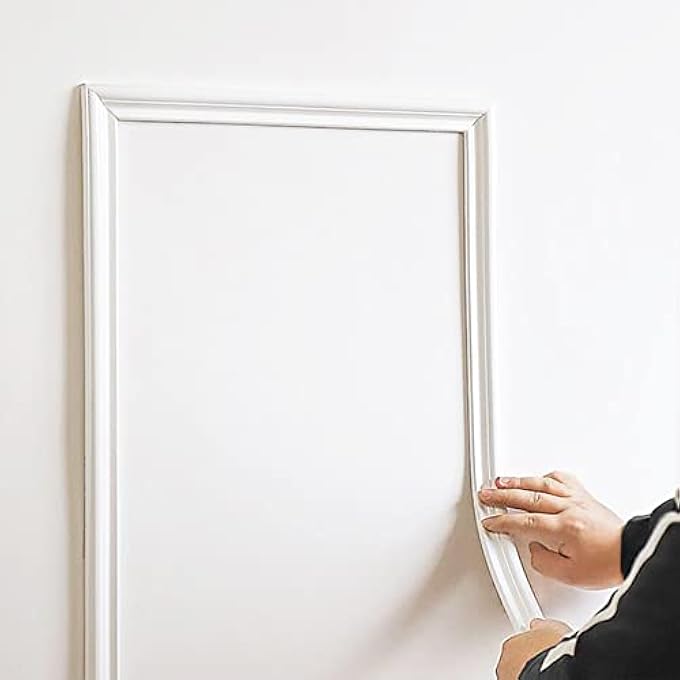 PEEL AND STICK CHAIR RAIL MOLDING, SELF-ADHESIVE WALL TRIM FOR HOME DECORATION FOR WALL PROTECTION, 3 M X 2.3 CM - Image 1