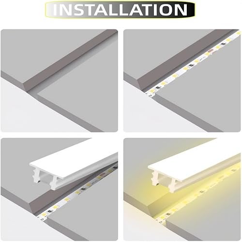 KSDLMPA 33Ft/10M Silicone LED Channel System, Aluminum Profile Substitutes 16x16mm DIY LED Neon Rope Light IP67 Waterproof for 6-12mm LED Strip Light Installation, for Indoor Outdoor Ambient Decor - Image 4