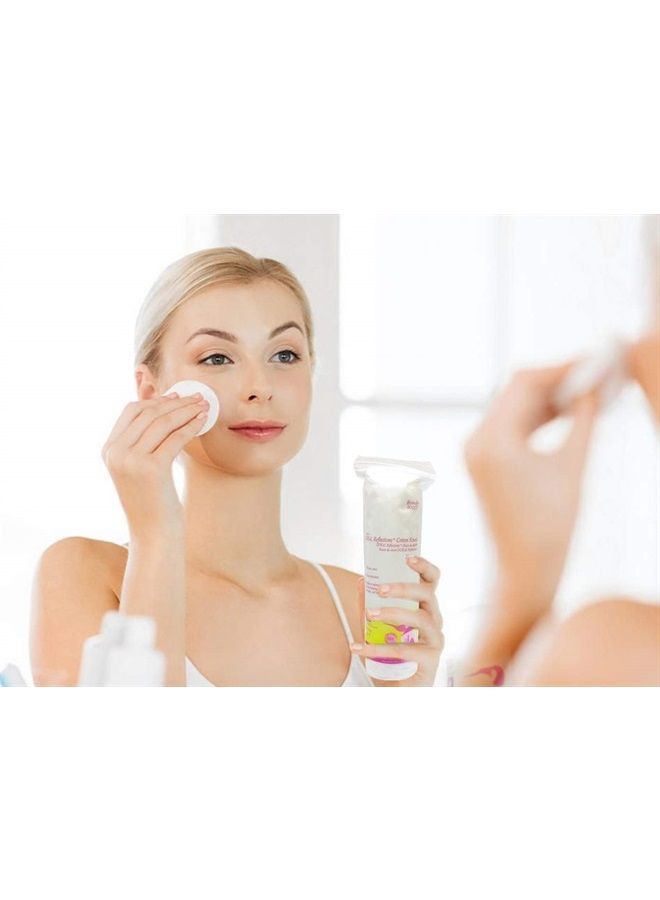 dukal Cotton Rounds 2". Pack of 80 Cosmetic Cotton Pads for Face. 100% Cotton Makeup Pads for Procedures. Facial Makeup Remover Disposable Pads. Hypoallergenic. Soft and Durable. - Image 5