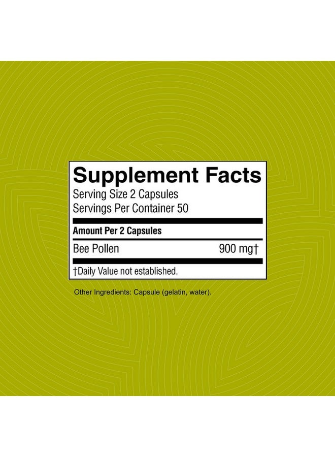 Nature's Sunshine Bee Pollen 100 Capsules  Has A Strong Nutritional Profile That Offers A Natural Energy Boost - Image 3