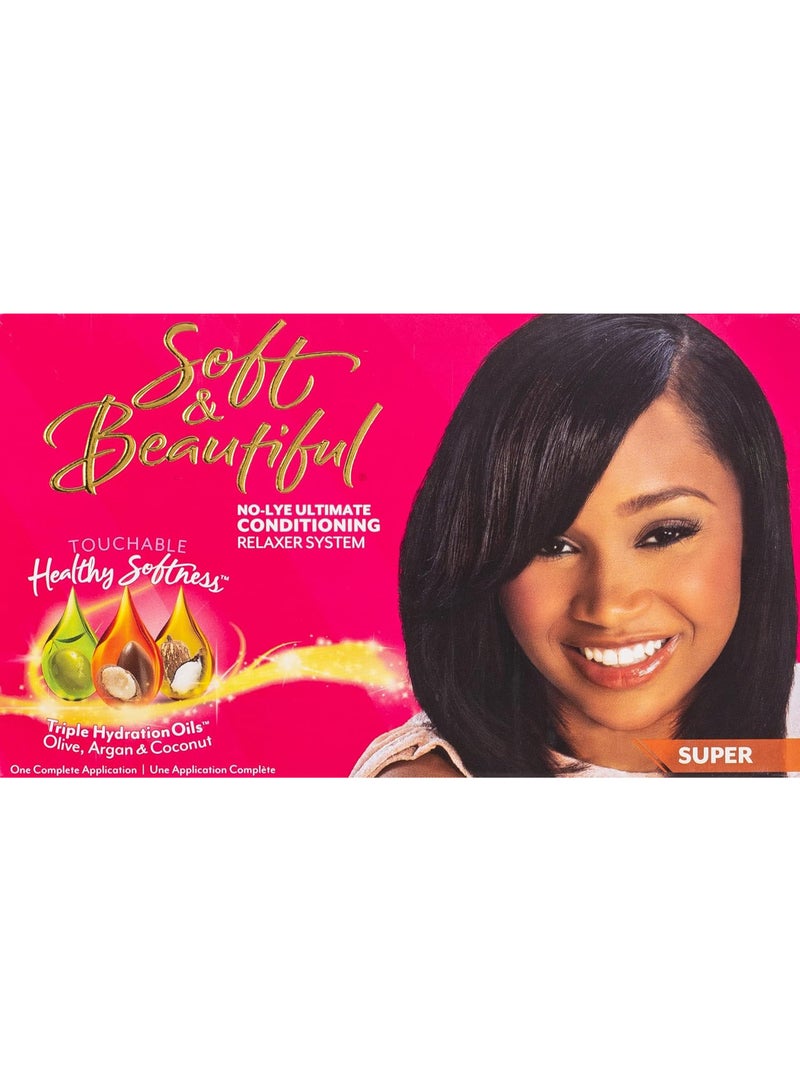 Soft & Beautiful No- Lye Ultimate Conditioner Relaxer System Super - Image 1
