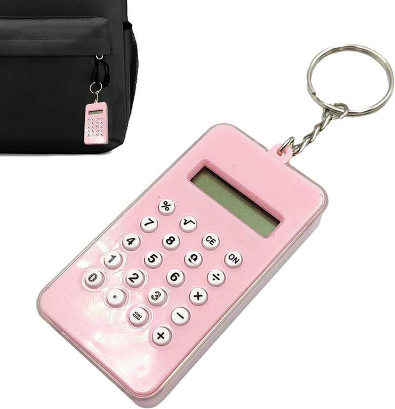 Maze Style Portable Cartoon Calculator Keychain Creative Backpack Accessory - Image 1