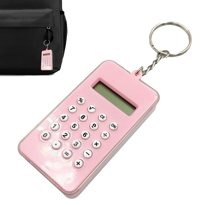 Maze Style Portable Cartoon Calculator Keychain Creative Backpack Accessory - Image 2