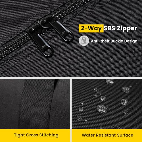 Vorspack Duffle Bag for Travel - 180L Extra Large Duffel Bag for Men Foldable Camping Bags for Weekender Gear Storage Overnight Tent Sports Moving - Black - Image 4