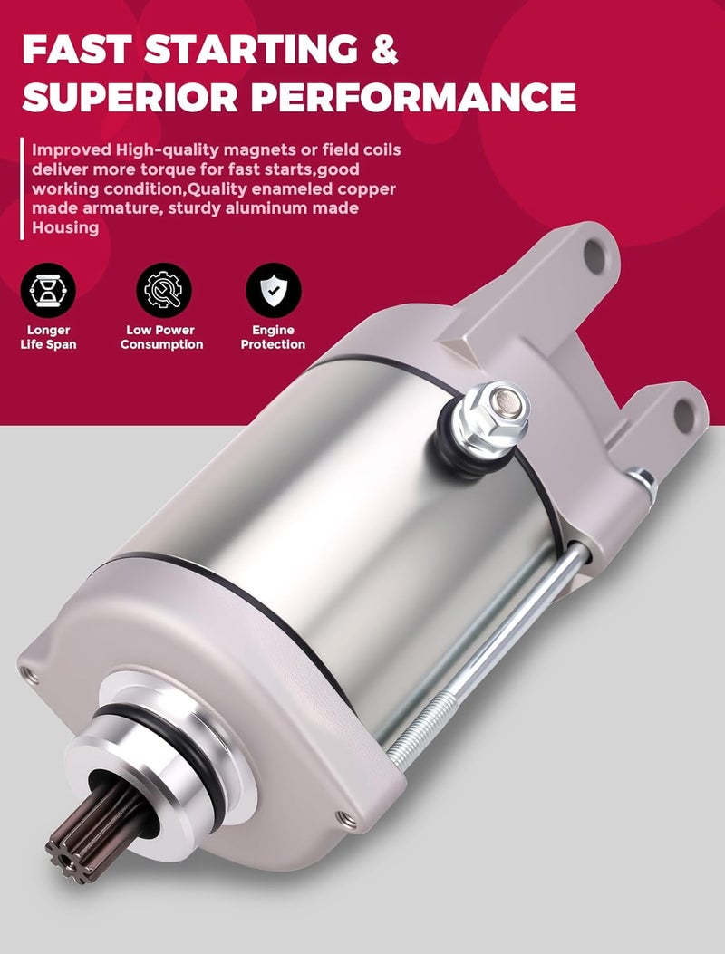 OLIFANT Starter Motor for Arctic Cat DVX 250, DVX 300, Kymco Maxxer, Can-Am DS250 - Image 3
