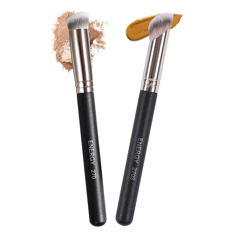 ENERGY Concealer Brushes Set Liquid Face Makeup Concealer brush for liquid Cream Powder Blending Buffing Under Eye Concealer Eyebrow Nose Contour Face Brush 270/270S - Image 1