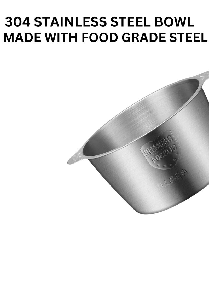 JIHAM Meat Food Chopper, Electric Meat Chopper with 3500w Powerful Motor, 8L Stainless Steel, 2 Speed Levels, Safety intertock, Multi Chopper for Meat, Fruits, Vegetables (Stainless steel) - Image 5