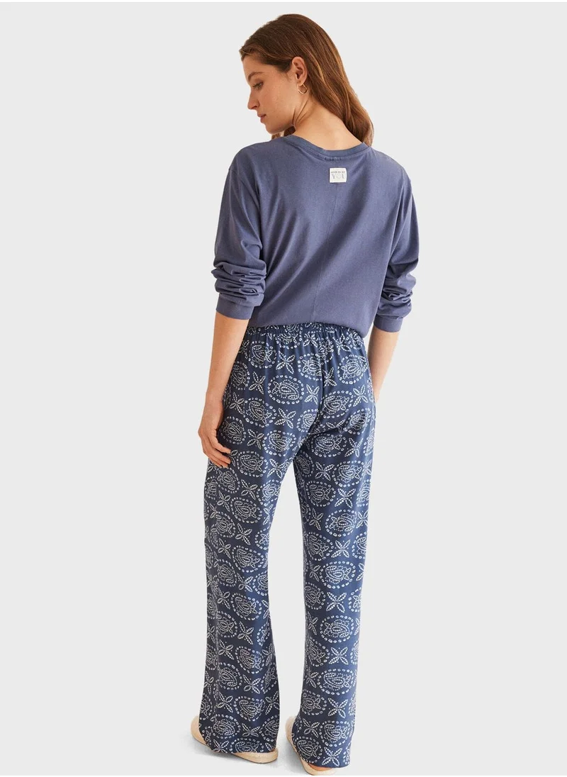 ومن سيكريت Paisley Print Pyjama Pants
