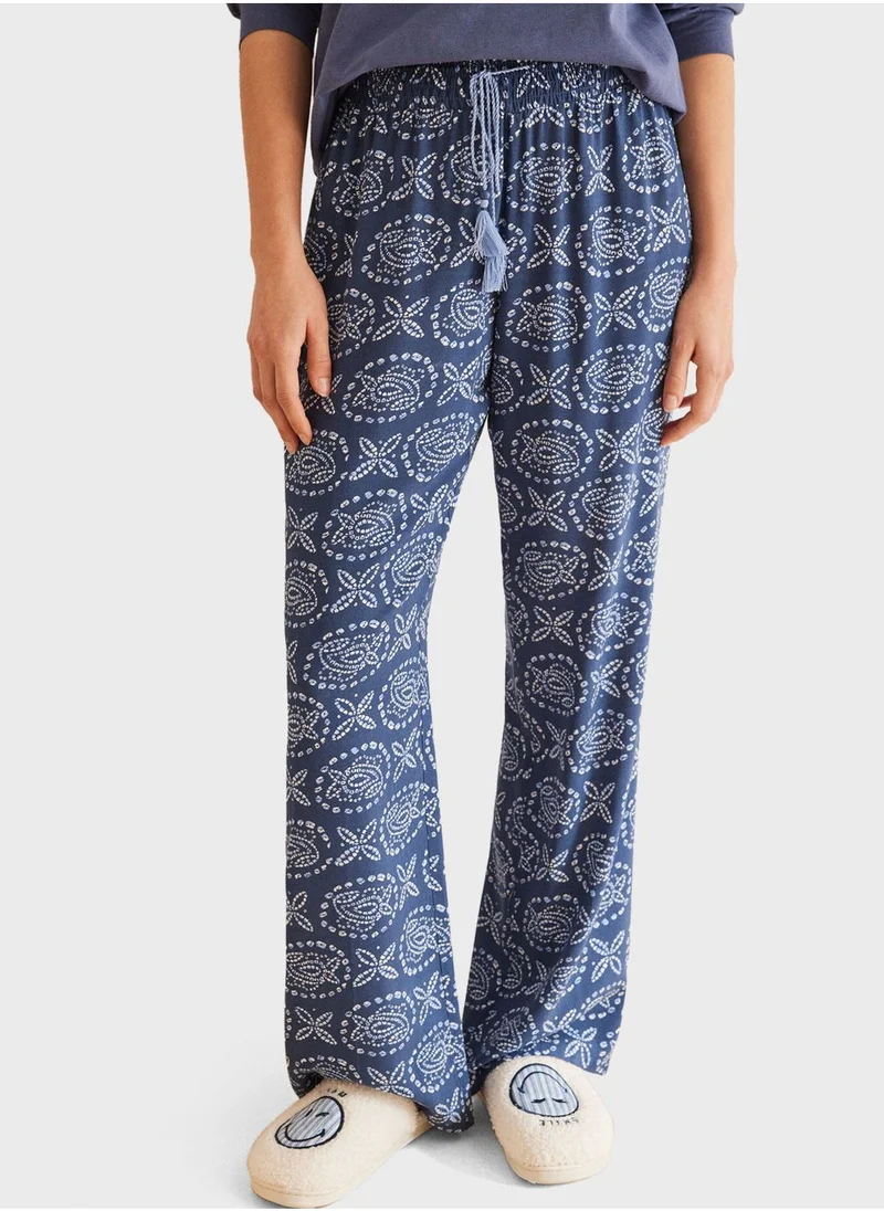 ومن سيكريت Paisley Print Pyjama Pants