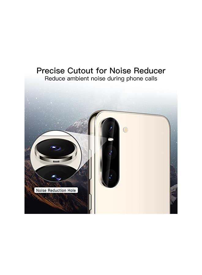 Jetech Screen Protector For Samsung Galaxy S23 5G 6.1-Inch With Camera Lens Protector, Tempered Glass Film, Fingerprint Id Compatible, Hd Clear, 2-Pack Each - Image 3