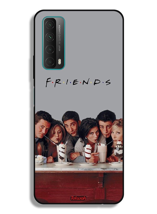 Tolwak Huawei Y7a Protective Case Cover F R I E N D S - Image 2