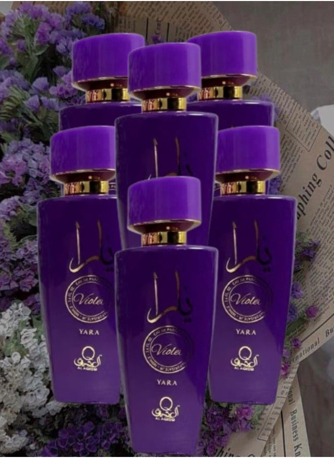 6 Pieces Yara Violet Perfume 100ML - pzsku/Z0C1F90B2623DDF97414BZ/45/_/1732251310/5e4c09e7-0d68-40f6-aa11-ba20996399f5