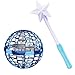 ATHLERIA Blue Flying Orb Ball with WandCosmic Globe Hover Boomerang Mini Drones for KidsCool Gadgets Christmas Birthday Gifts Toys for Boy Girl Teens 6 7 8 9 10 Year Old - Image 2