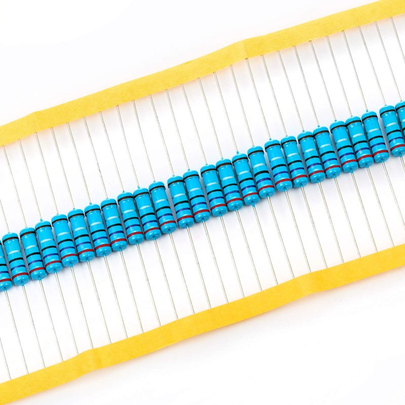 CHANZON 30pcs 2W 2.7 Ω ohm 2r7 Metal Film Fixed Resistor 0.01 ±1% Tolerance 2.7R MF Through Hole Resistors Current Limiting Rohs Certificated - Image 4