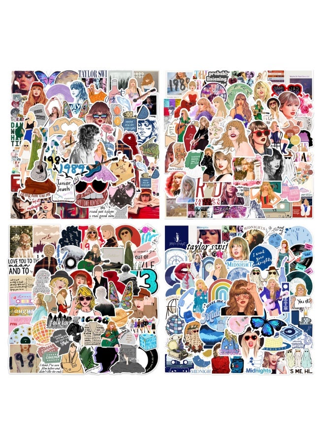 NIBEMINENT 200 Pcs Taylor Swift Deco Kit Waterproof Stickers, High Definition Printing Bright Colors, Suitable for Laptop Skateboard Luggage Water Bottle Guitar DIY - Image 2