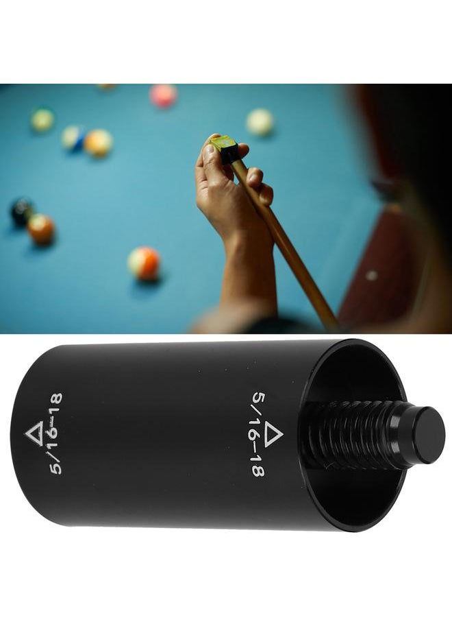 Thoraya Aluminium Black Portable Beautiful Billiards Pool Cue Extended Lengthening Stick Snooker Extend Parts Accessory  - Image 4