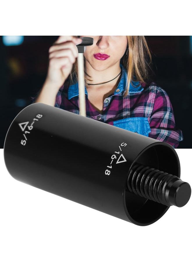 Thoraya Aluminium Black Portable Beautiful Billiards Pool Cue Extended Lengthening Stick Snooker Extend Parts Accessory  - Image 5