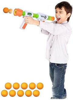 Dream Zone Atomic Power Popper Gun Ball Shooter And Foam Balls For Kids  - Image 3