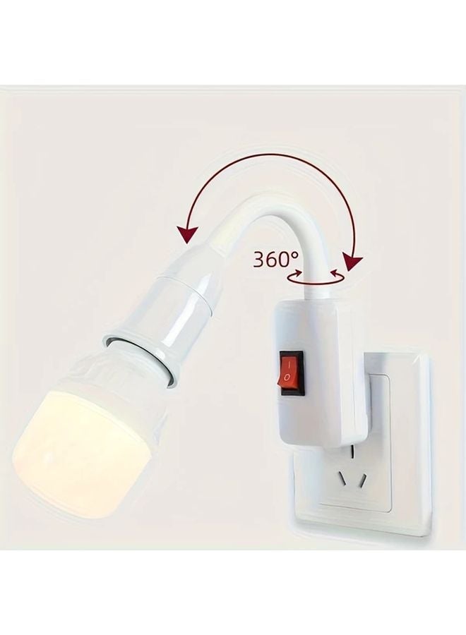 2pcs E27 Lamp Holder With Switch US Plug Light Socket Bulb Base - Image 4