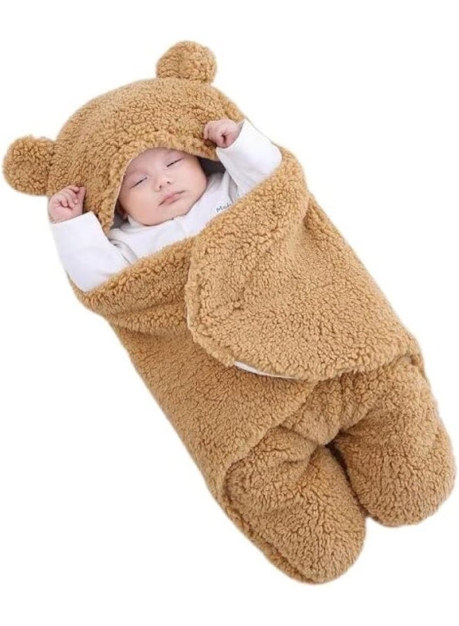 Baby Swaddle Blanket, Sleep Sack, Cute Newborn Baby Boys Girls Blankets, Plush Baby Sleeping Wrap Swaddle Newborn Receiving Blanket for Infants 0 - 9 Months Perfect Baby Gift - Image 1