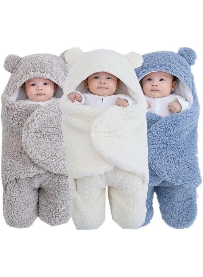 Baby Swaddle Blanket, Sleep Sack, Cute Newborn Baby Boys Girls Blankets, Plush Baby Sleeping Wrap Swaddle Newborn Receiving Blanket for Infants 0 - 9 Months Perfect Baby Gift - Image 4