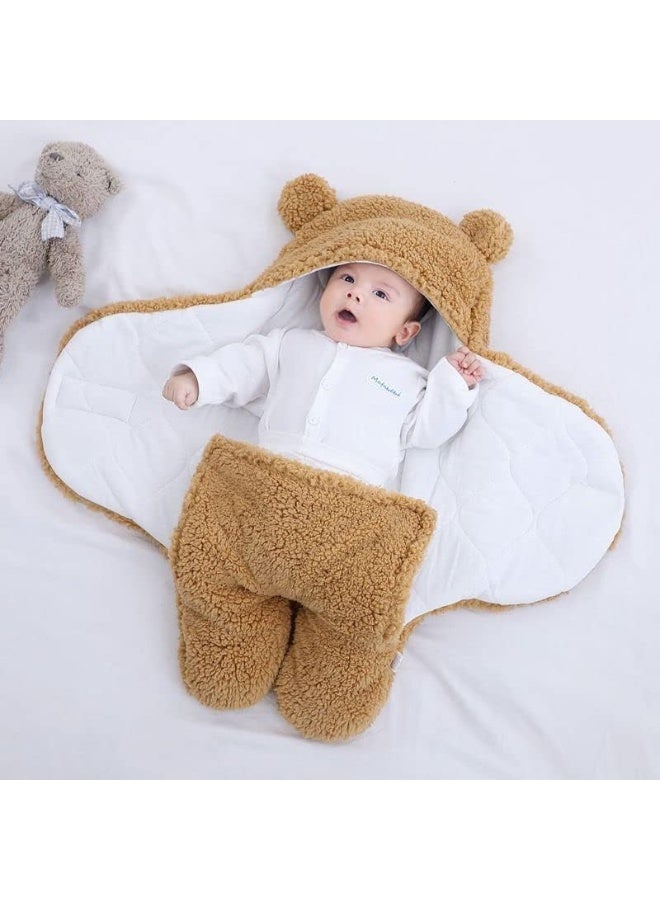 Baby Swaddle Blanket, Sleep Sack, Cute Newborn Baby Boys Girls Blankets, Plush Baby Sleeping Wrap Swaddle Newborn Receiving Blanket for Infants 0 - 9 Months Perfect Baby Gift - Image 3