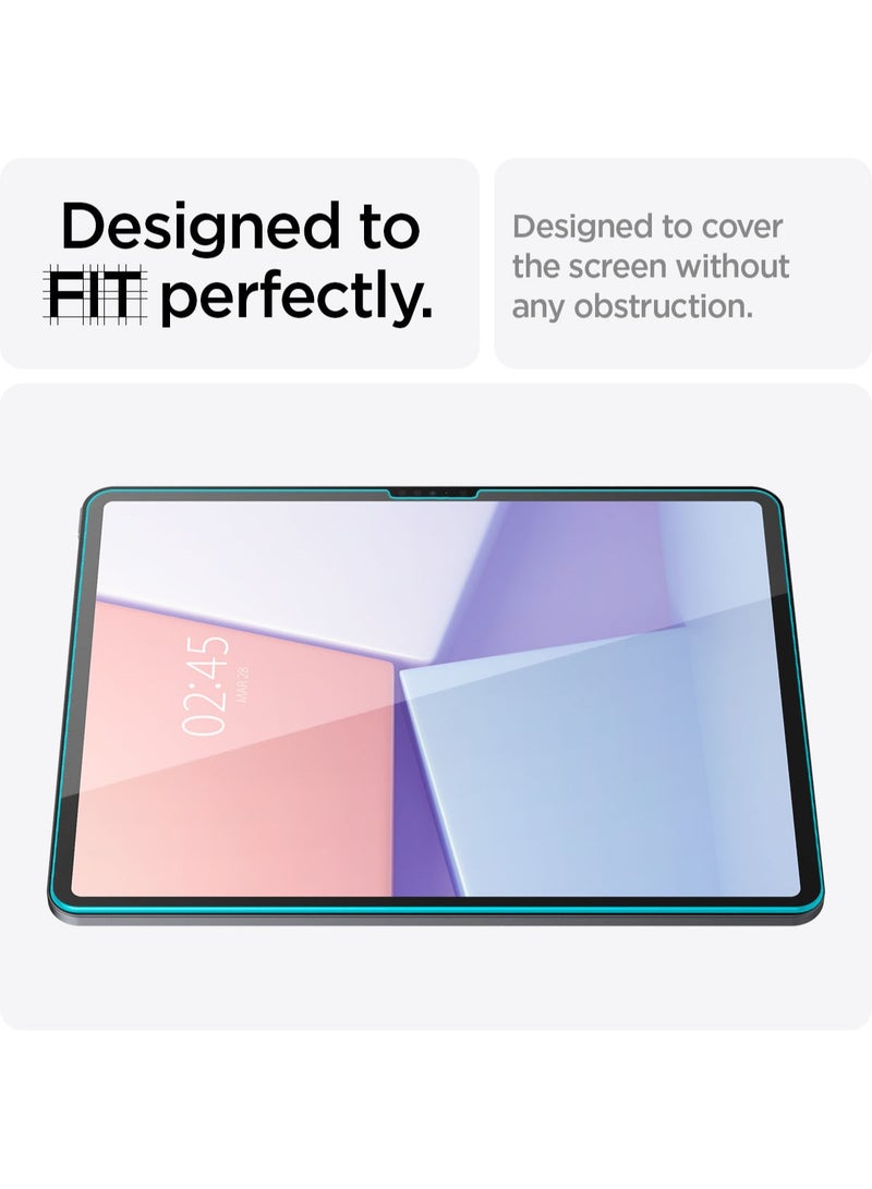 Spigen واقي شاشة GLASTR EZ Fit لجهاز iPad AIR مقاس 13 بوصة M4 (2024) مصنوع من زجاج مقوى ممتاز مع تقنية المحاذاة التلقائية - مناسب للجراب - Image 5