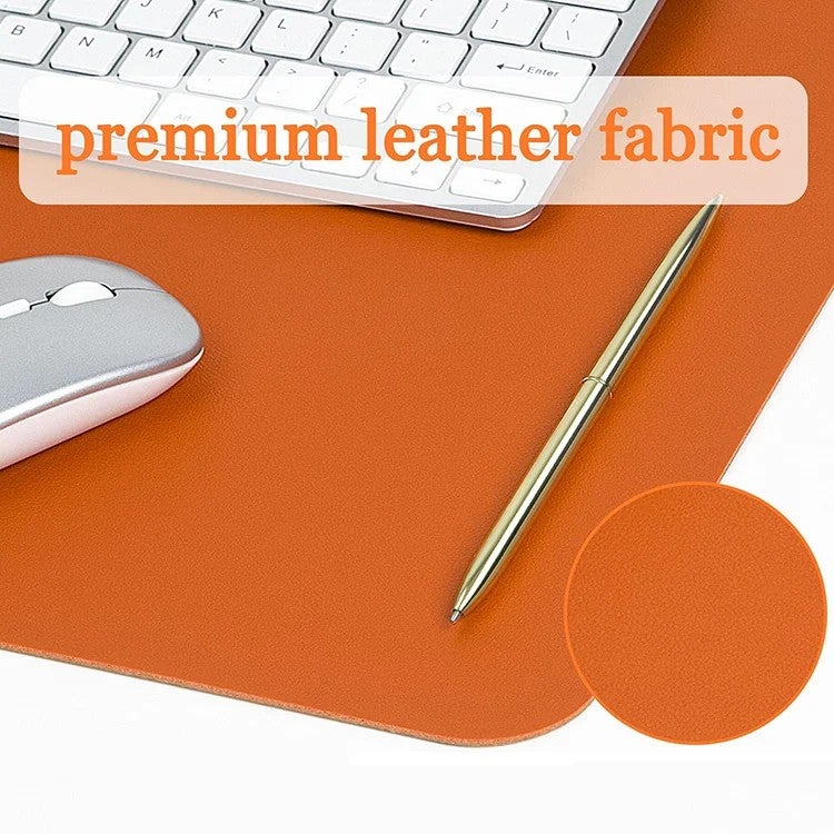Y&D Eco Cork PU Leather Desk Pad - Ultra Thin Large Mouse Pad - Dual-Sided Office Desk Mat for Work & Home - Image 4