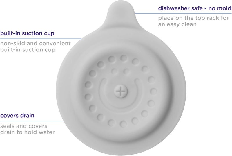 Ubbi Drain Stopper, Grey, 0.04 kg - Image 4