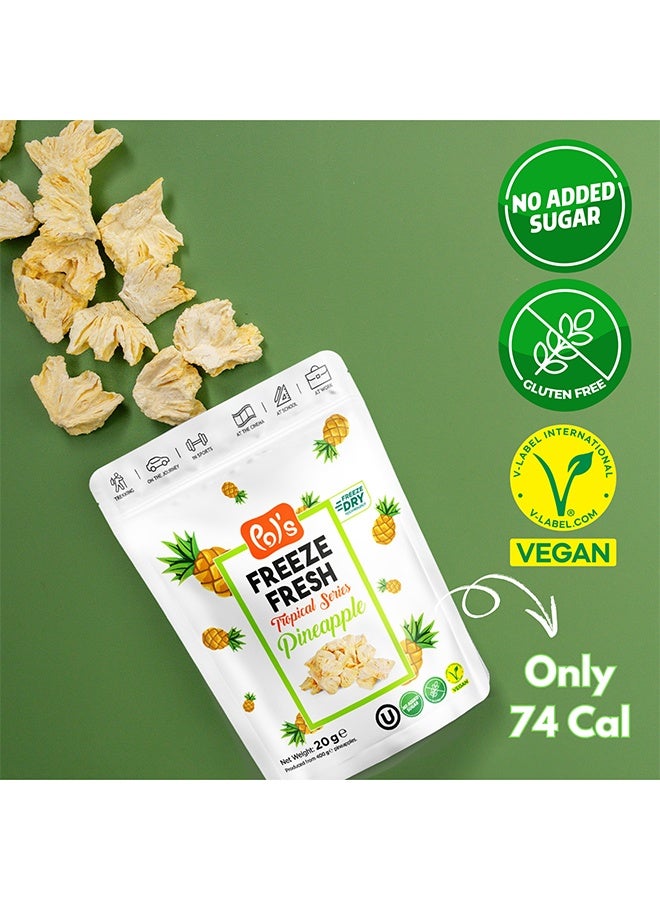 Pol's Pol's Freeze Fresh Freeze-Dried Pineapple, 20g - Image 2