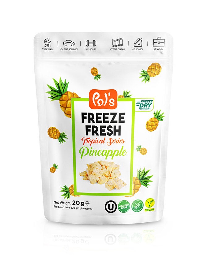 Pol's Pol's Freeze Fresh Freeze-Dried Pineapple, 20g - Image 1