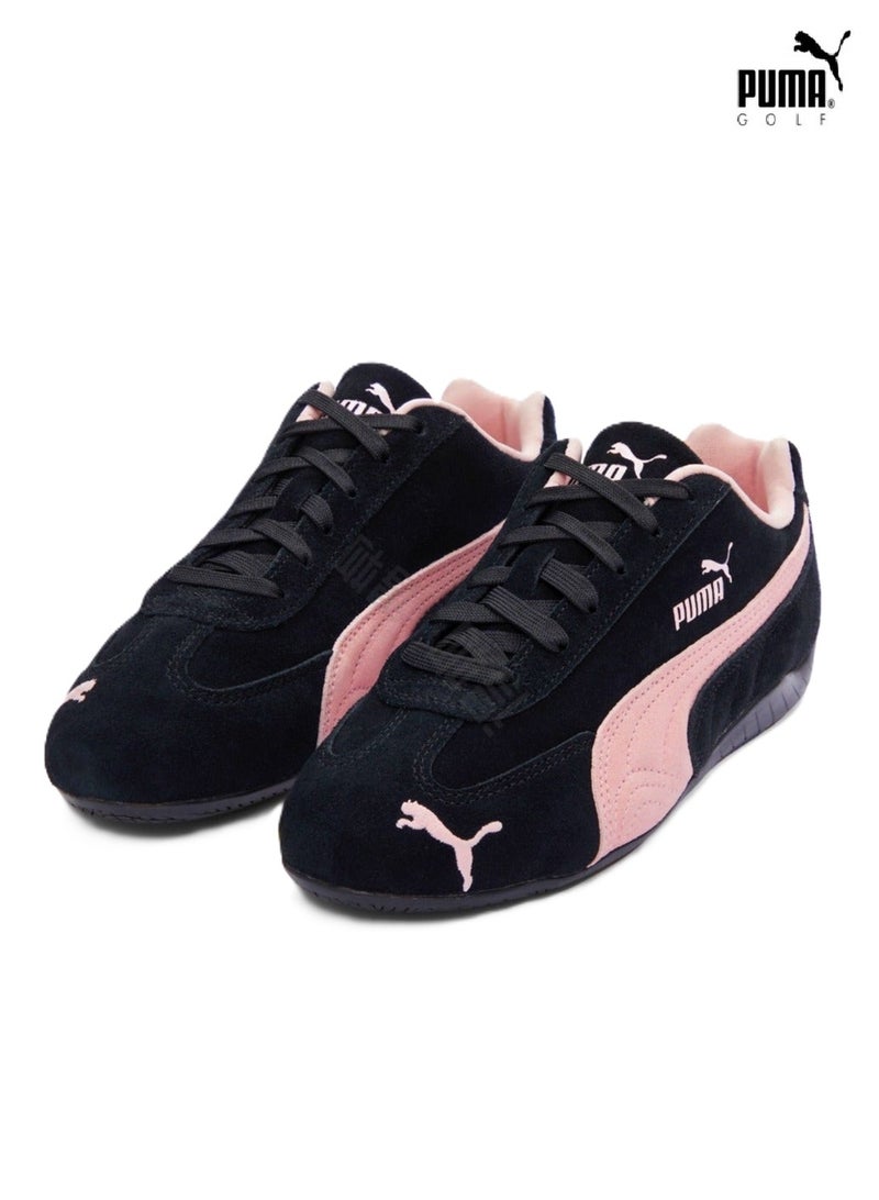 حذاء رياضي PUMA Speedcat Go OG أسود/وردي فاتح للرجال/النساء/الطلاب - Image 2