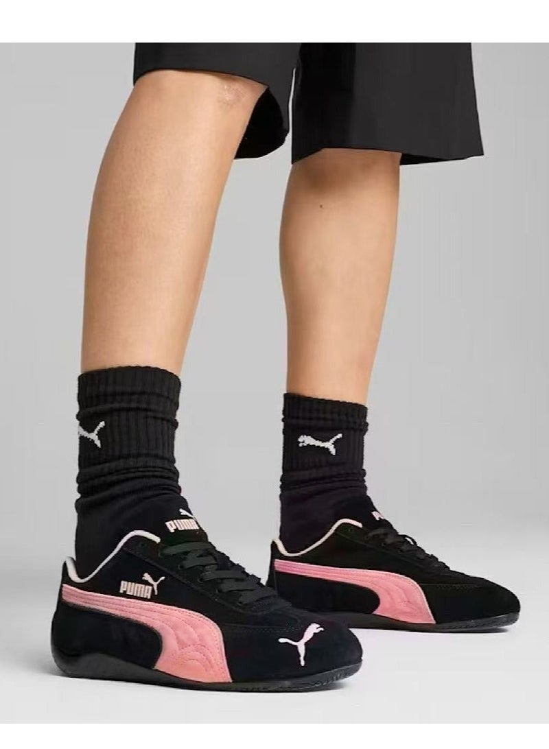 حذاء رياضي PUMA Speedcat Go OG أسود/وردي فاتح للرجال/النساء/الطلاب - Image 3