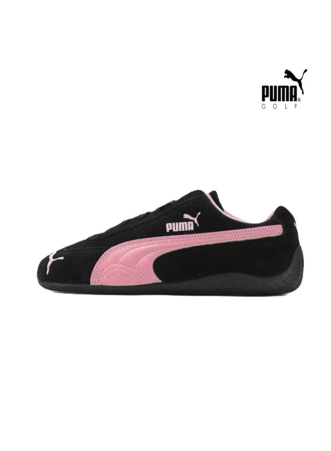 حذاء رياضي PUMA Speedcat Go OG أسود/وردي فاتح للرجال/النساء/الطلاب - Image 1