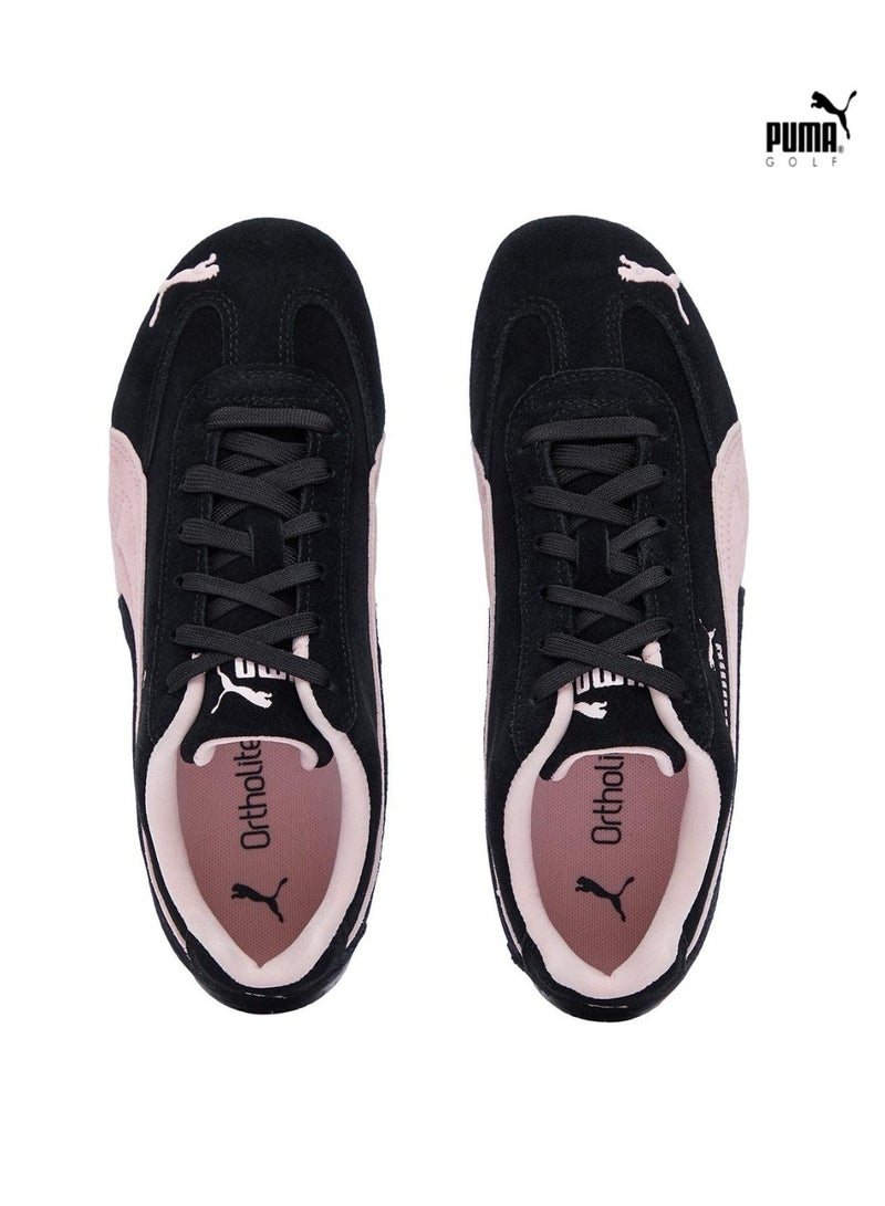 حذاء رياضي PUMA Speedcat Go OG أسود/وردي فاتح للرجال/النساء/الطلاب - Image 4