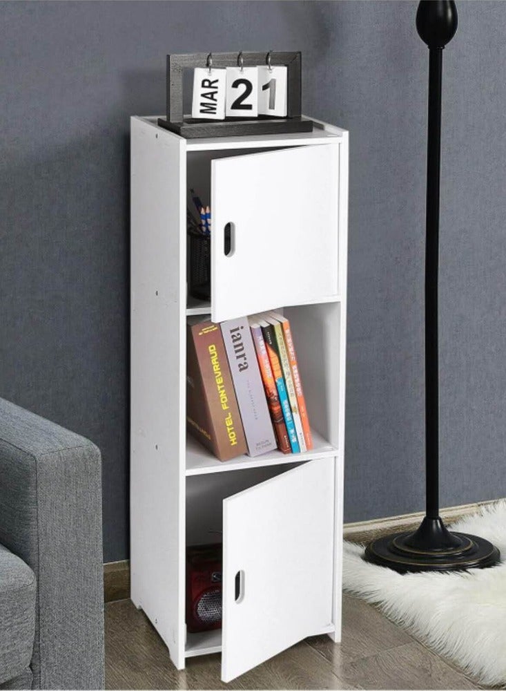 HOME TASTE Bathroom Tall Cabinet with 2 Doors – Modern Freestanding Storage Cabinet, Waterproof Bathroom Furniture Organizer – 22 x 25 x 80 cm  - Image 5