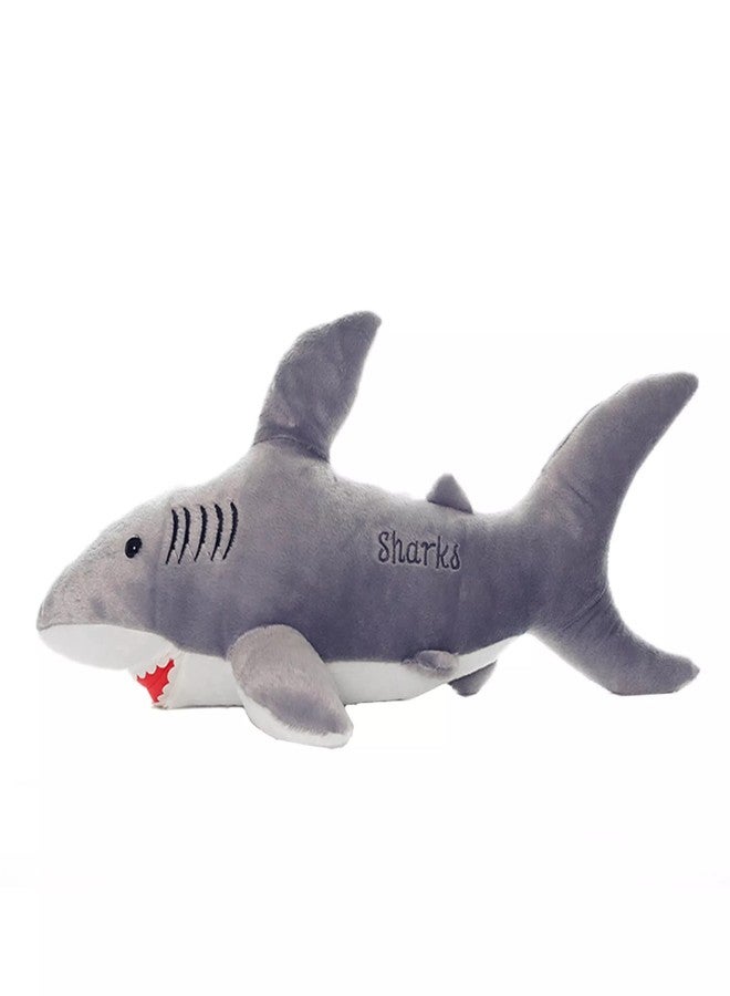 Tickles Shark Soft Stuffed Plush Animal Toy for Kids Boys & Girls Birthday Gifts (Color: Grey Size: 38 cm) - Image 5