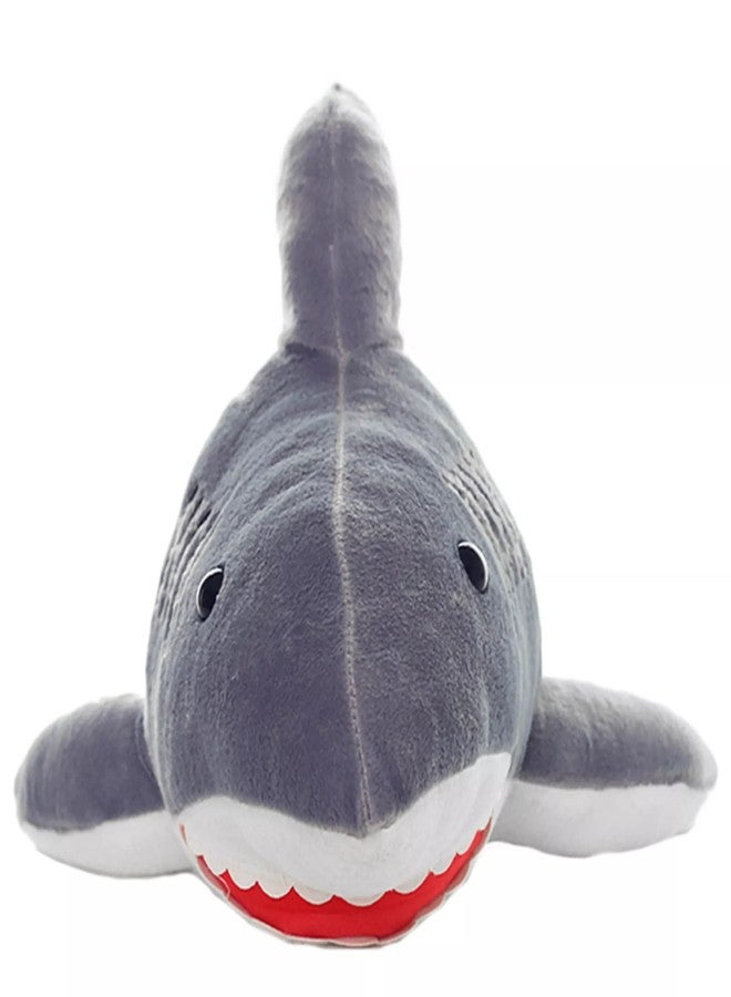 Tickles Shark Soft Stuffed Plush Animal Toy for Kids Boys & Girls Birthday Gifts (Color: Grey Size: 38 cm) - Image 4