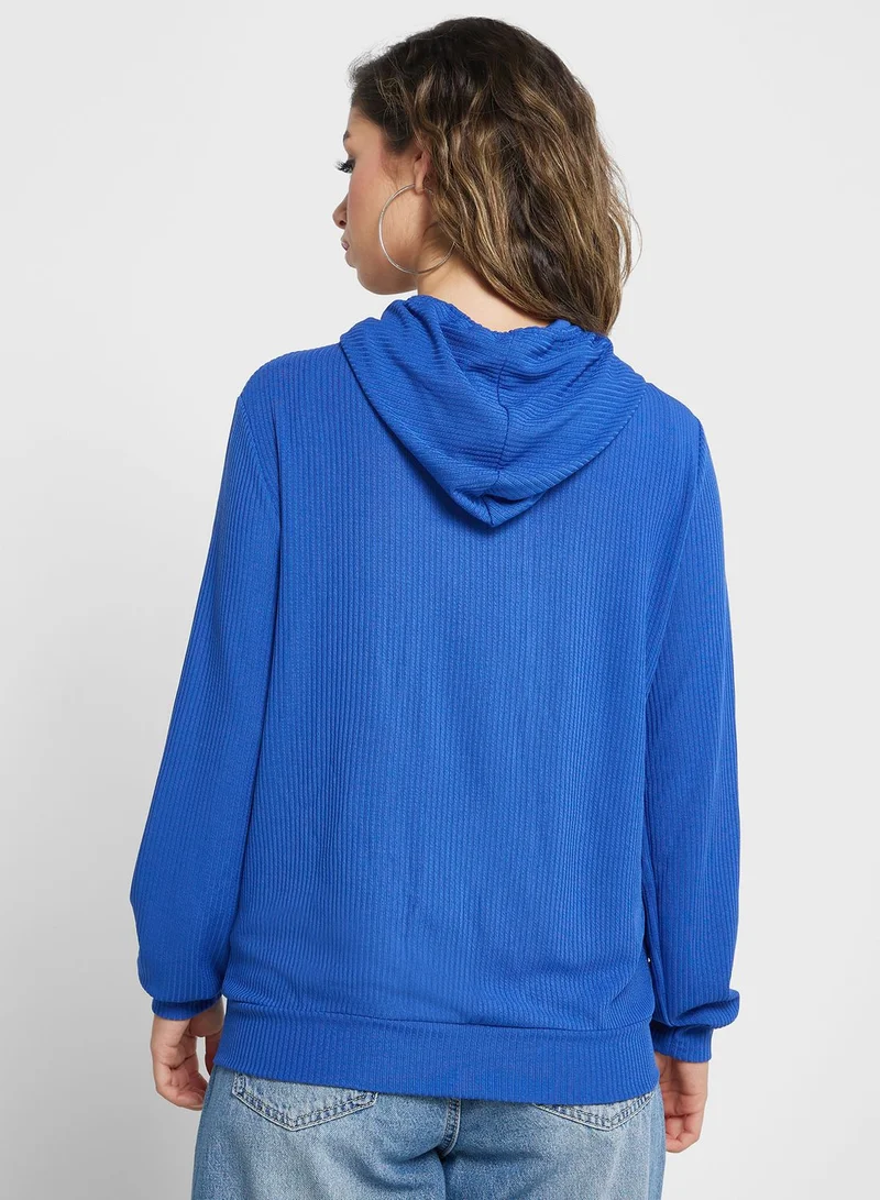 Ginger Hooded Zip Thru Sweatshirt