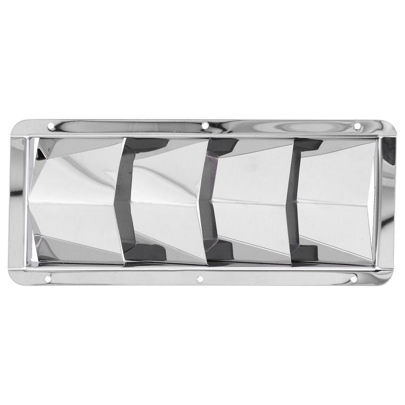 Marine Louver Vent Grille Square 4 Slots Grid Cover Boat Shutters Blind Stainless Steel - Image 3
